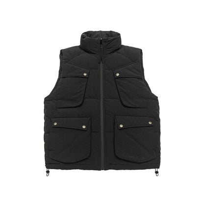 90 White Duck Down Keep Warm Outerwear Waistcoat Vest Thick Waistcoat