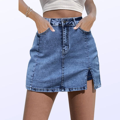 Casual Versatile High-grade Denim Skirt