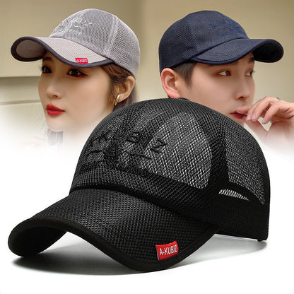 Summer Men's Mesh Breathable Baseball Cap Casual Sun-proof