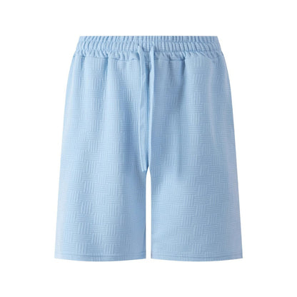 American Summer Men's Solid Color Heavy Jacquard Shorts Men