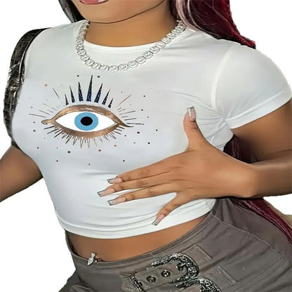 Slim-fit Slimming Hot Girl Sexy Short T-shirt