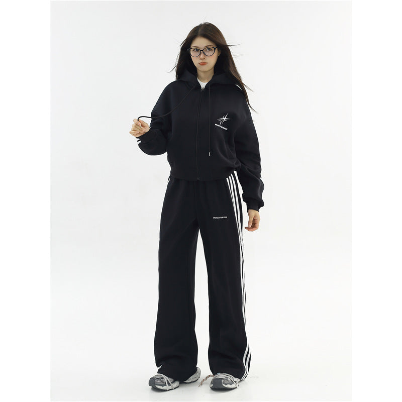 American Fashion Fried Street Sports Suit