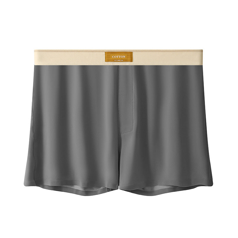 Men's Solid Color Loose Breathable Ice Silk Underwear