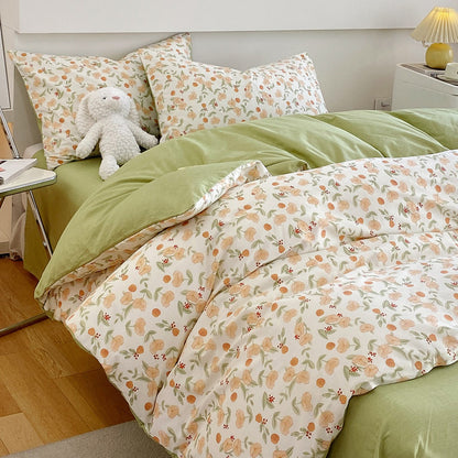 Skin-friendly Cotton Quilt Cover For Home Use