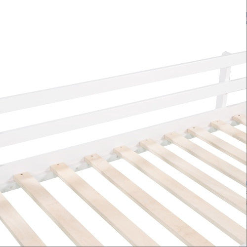 Double Layered Loft Bed With Slide