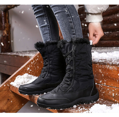 Outdoor High Top Snow Boots Warm Cotton Shoes