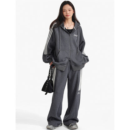 Hooded Sweater Korean Style Loose Slimming Two-piece Suit