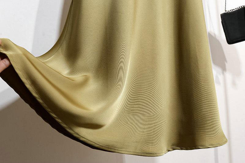 Fashion Personalized Satin Acetate Skirt For Women