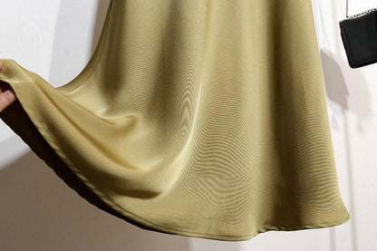 Fashion Personalized Satin Acetate Skirt For Women