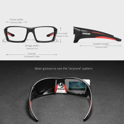 Ultralight Sports Polarized Sunglasses Silicone Nose Pad