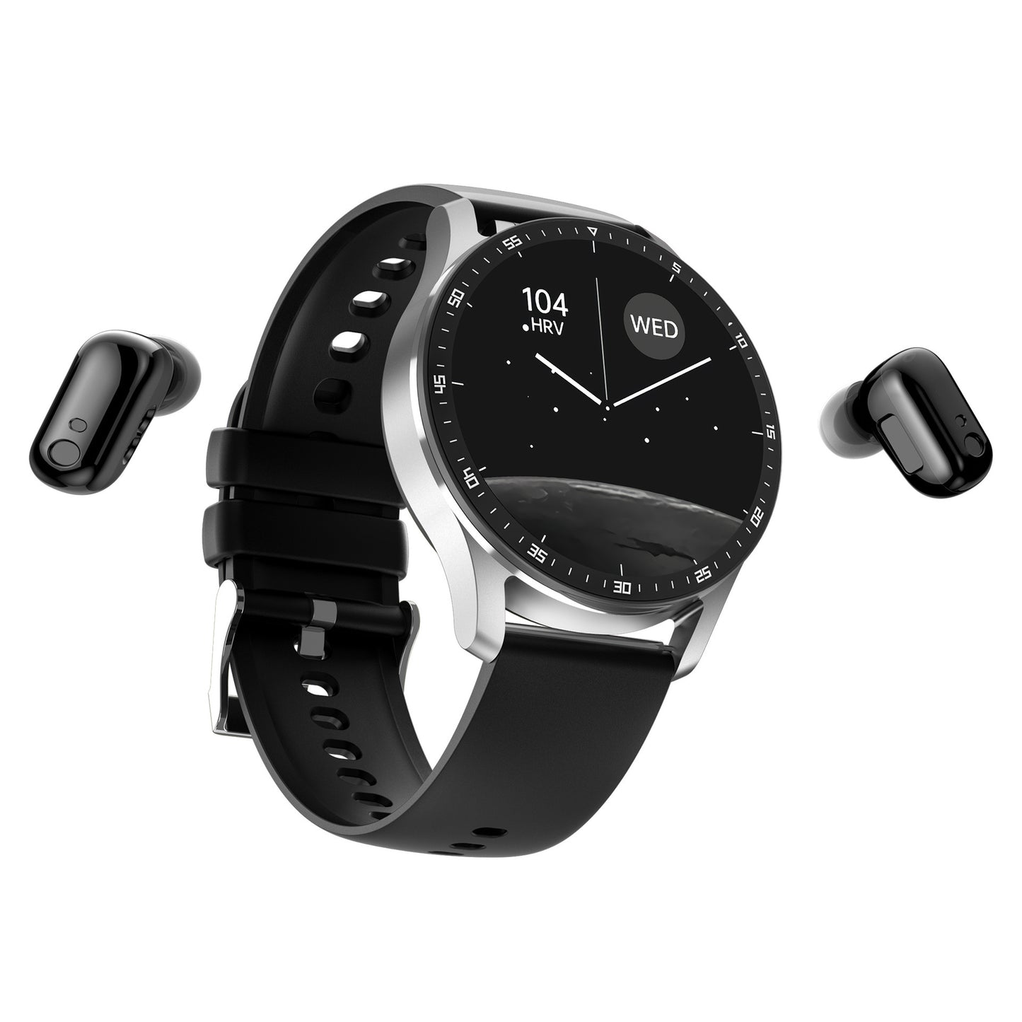 Two-in-one TWS Wireless Binaural Call Listening Music Sports Business Bracelet Smart Watch