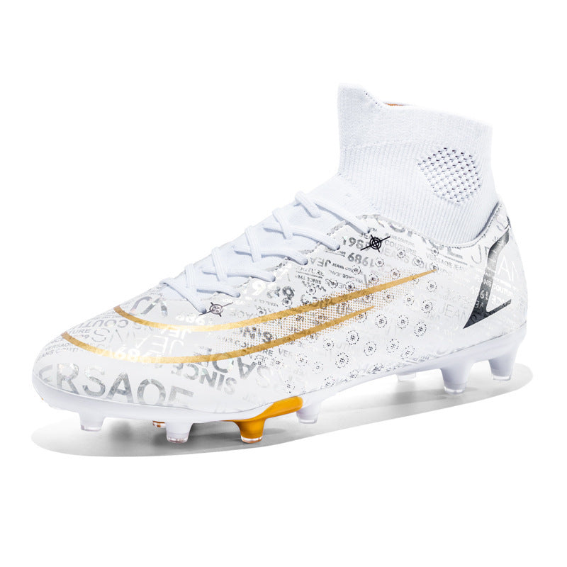 High-top Soccer Shoes Boys And Girls Primary And Middle School Students The Big Kids Tf Broken Nail People Turf Foot Training Shoes Running Shoes