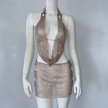 Women's Sling Skirt Suit Two-piece Set