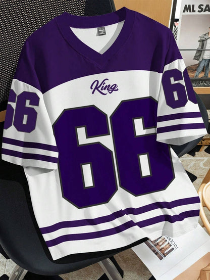 Round Neck Machine Washable Men's Chicago No 23 3D Printed T-shirt