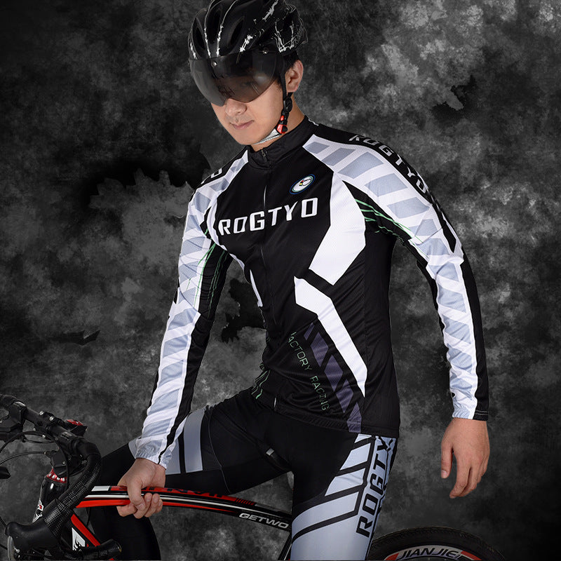 Men's And Women's Fashion Bicycle Long-sleeved Jersey Suit