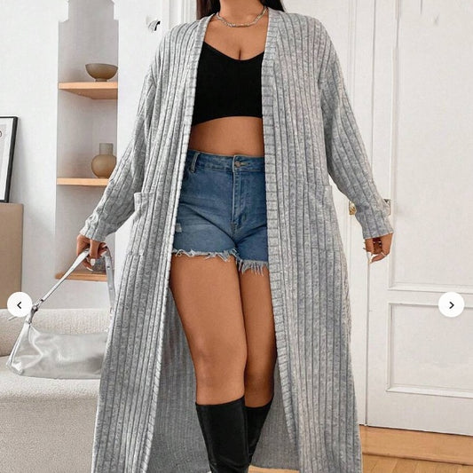 Solid Color Off Shoulder Long Sleeved Ribbed Casual