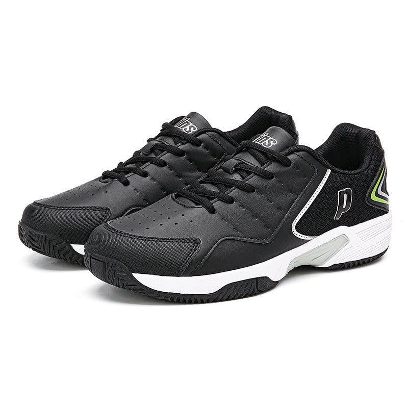 Color-blocking Mesh Splicing Outdoor Tennis Professional Shoes