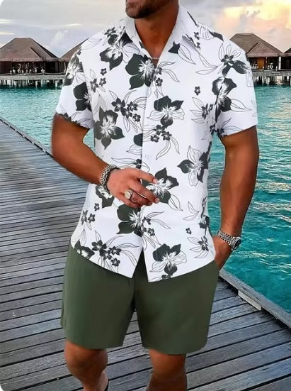 European And American Summer Menswear Shirt Casual Loose