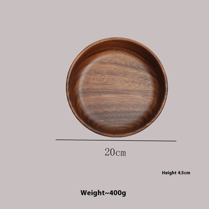 Simple Household Walnut Partitioned Fruit Tray