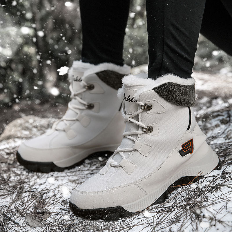 Snow Boots Non-slip Plus Velvet Warm High-top Cotton Shoes