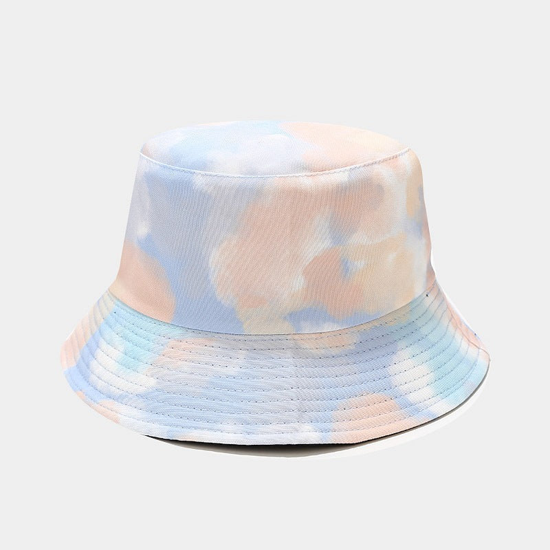 Summer Outdoor Tie-dyed Double-sided Sun Protection Hat