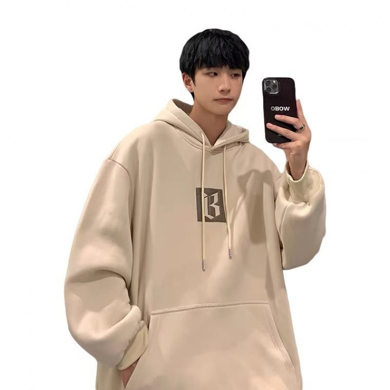 Vintage Hooded Oversized Sweater Jacket