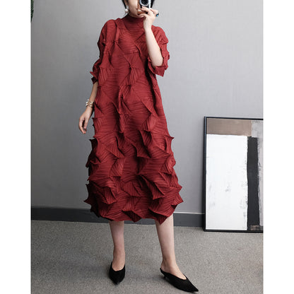 Design Sense Niche Dress Irregular Western Style Skirt