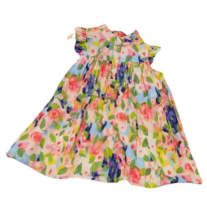 Floral Western Style Princess Vest Skirt