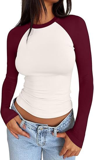 Hot Girl Slim-fit Stretch Color Matching Short Top