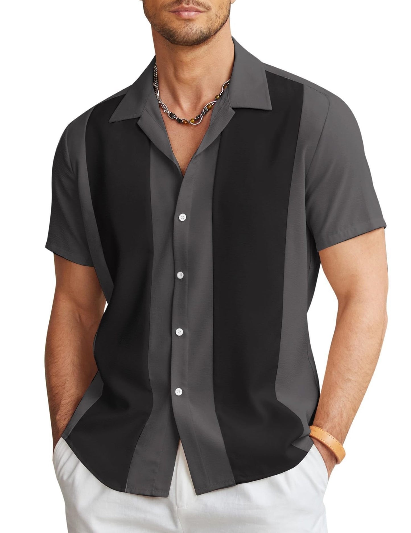 Men's Versatile Trendy Hawaiian Short Sleeve Shirt