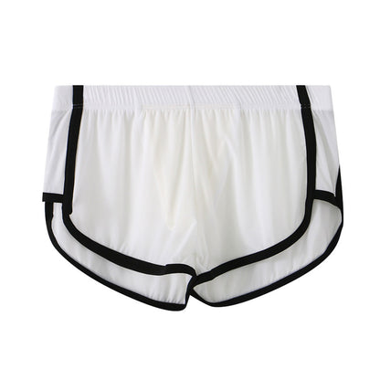 Men's Boxers Summer Ice Silk Ultra-thin Mesh Sports