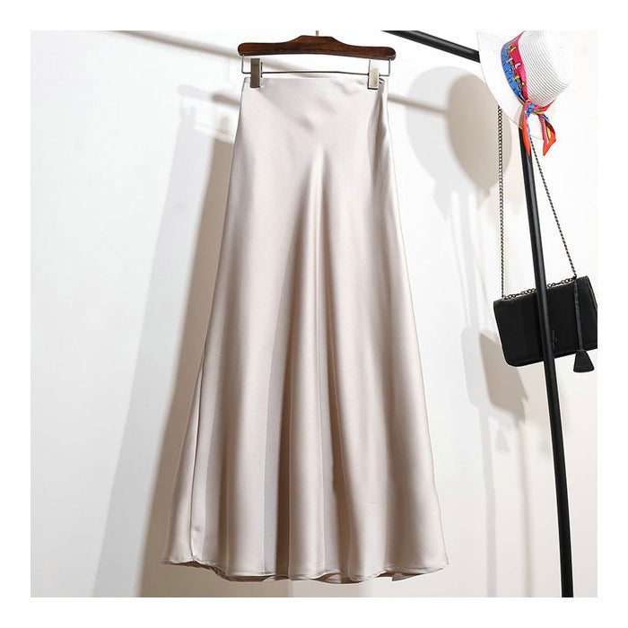 Fashion Personalized Satin Acetate Skirt For Women