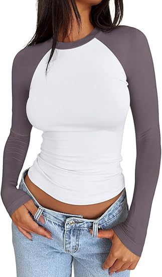 Hot Girl Slim-fit Stretch Color Matching Short Top