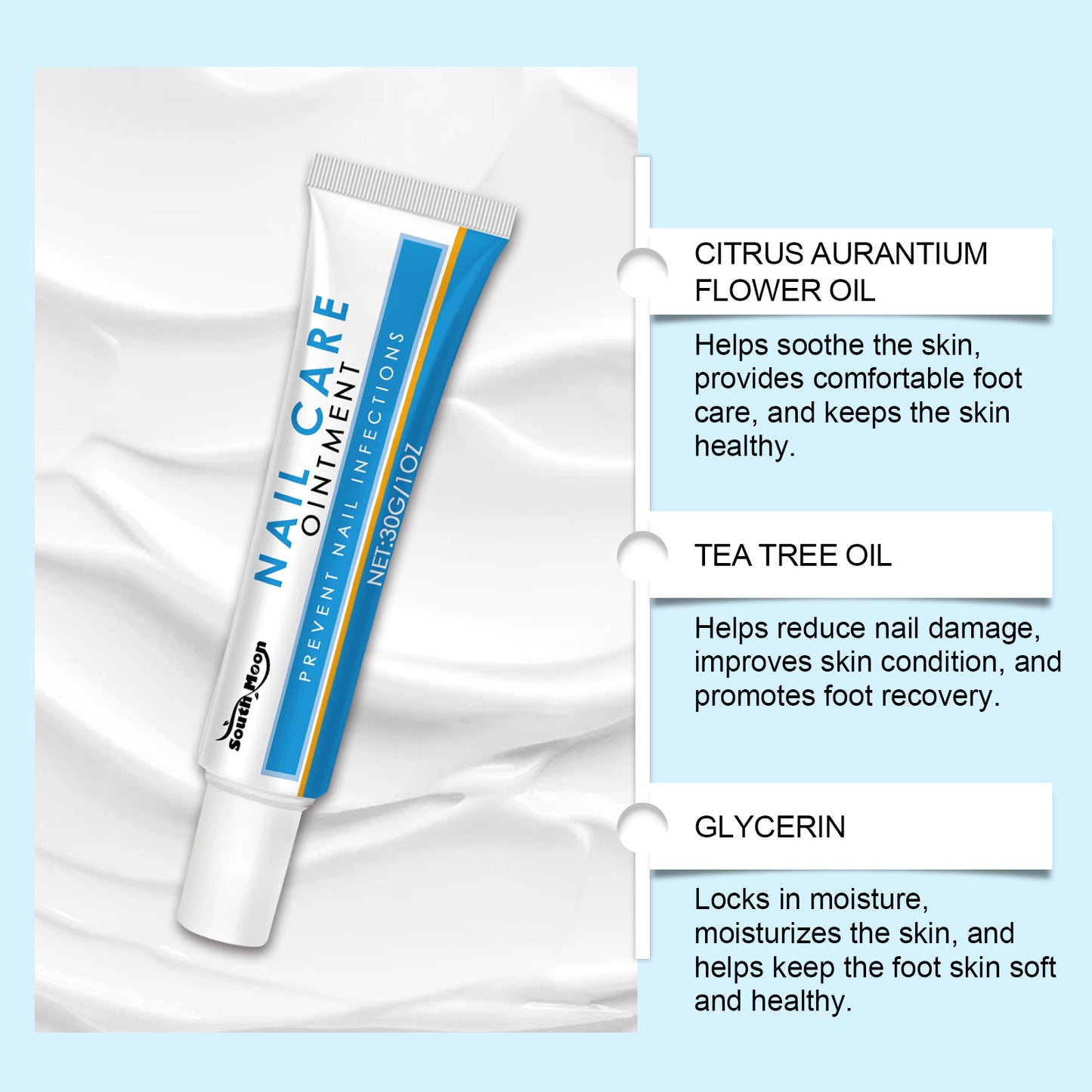 Gentle Cleaning Soft Nail Neck Cream