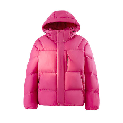 Dopamine Outdoor Three-proof Multi-pocket Hooded Couple Cotton Clothes Coat