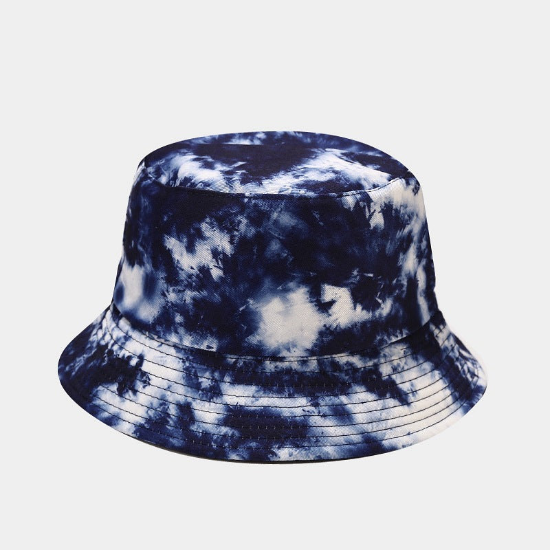 Summer Outdoor Tie-dyed Double-sided Sun Protection Hat