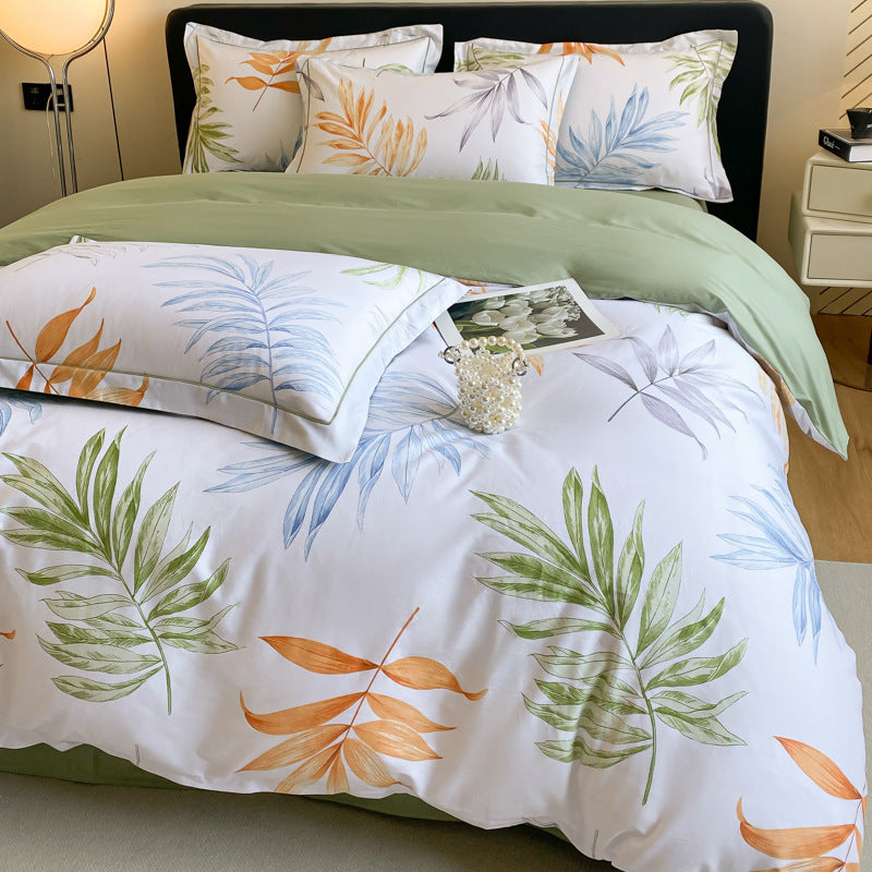 Cotton Four-piece Cotton Quilt Cover Bed Sheet Bedding