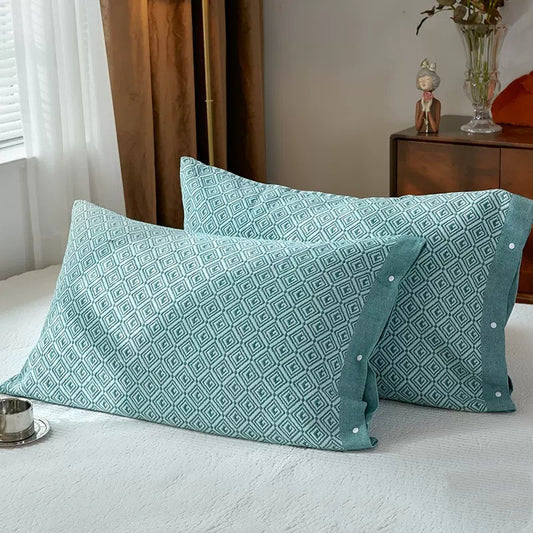 Gauze Pillowcase Single One-pair Package Thickened Plus-sized