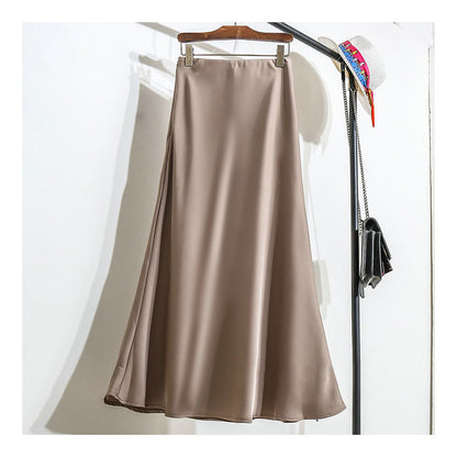 Fashion Personalized Satin Acetate Skirt For Women