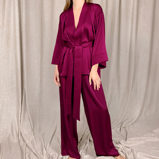 Pure Color Home Suit Loose Ladies