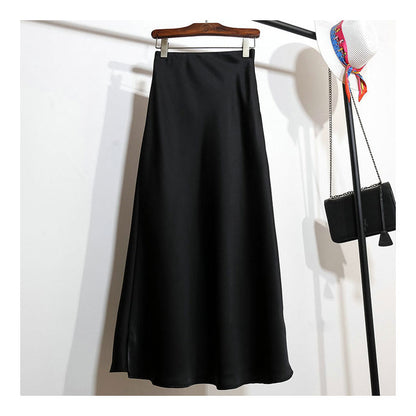 Fashion Personalized Satin Acetate Skirt For Women