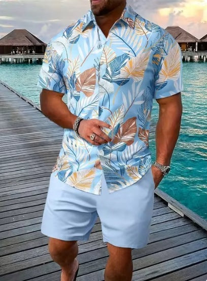 European And American Summer Menswear Shirt Casual Loose