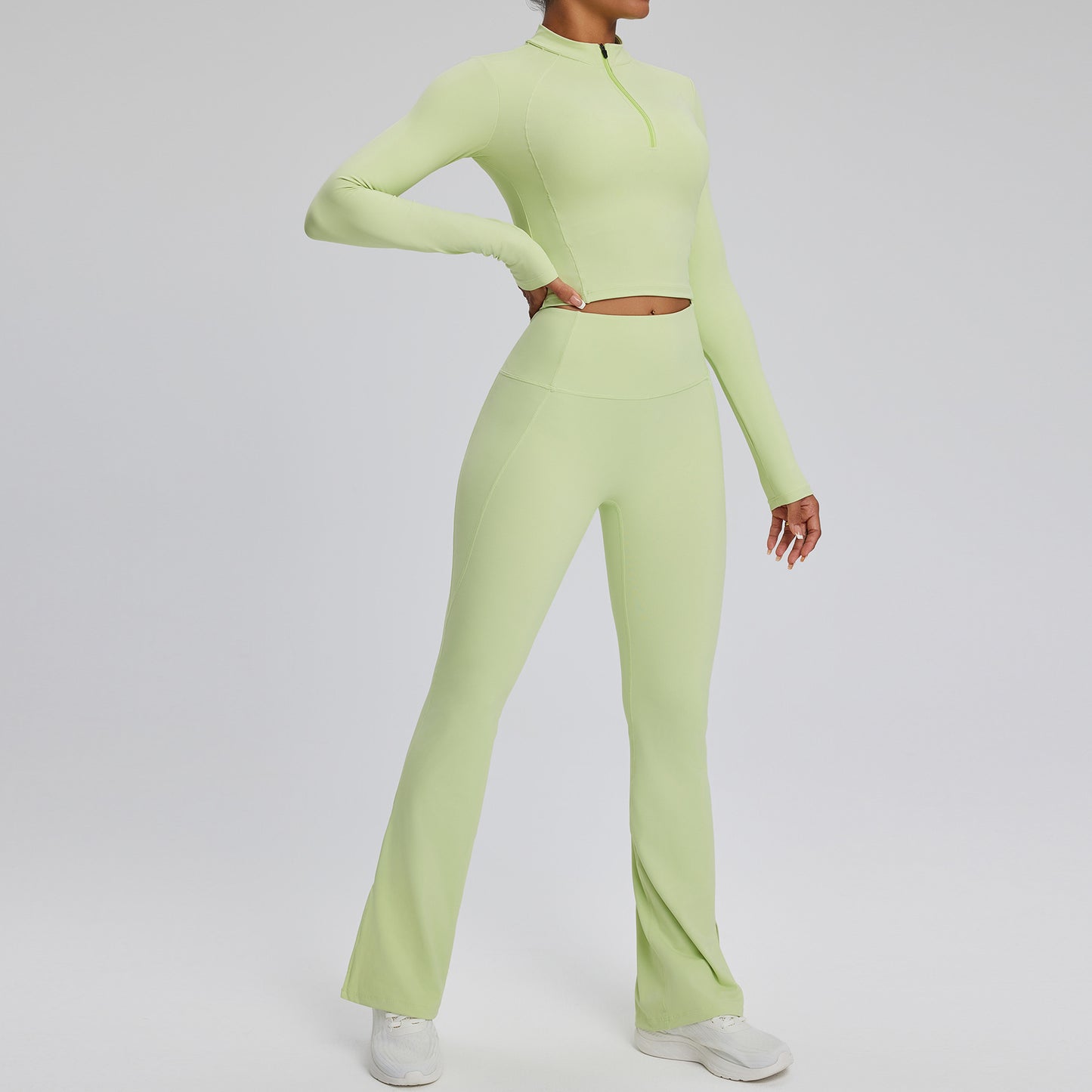 Sports Two-piece Long Sleeve Top Suit