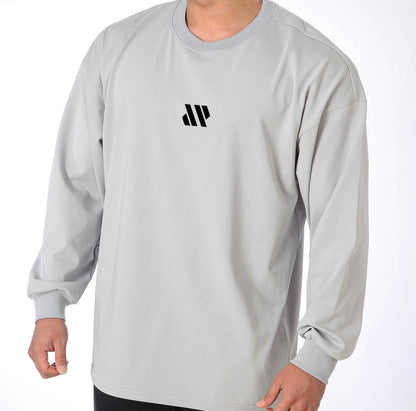 Fitness Exercise Leisure Training Loose Elastic Long Sleeve T-shirt