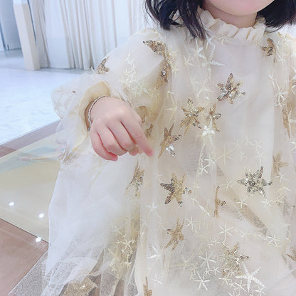 Girls' XINGX Cloak Princess Dress