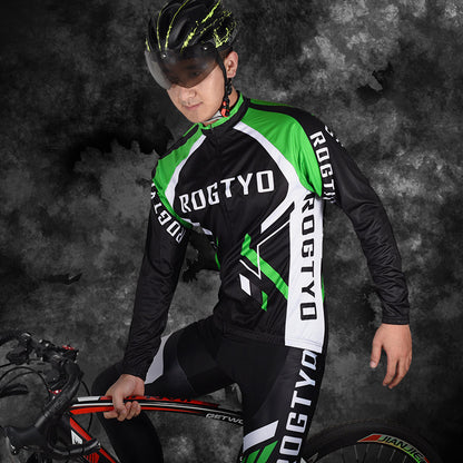 Men's And Women's Fashion Bicycle Long-sleeved Jersey Suit