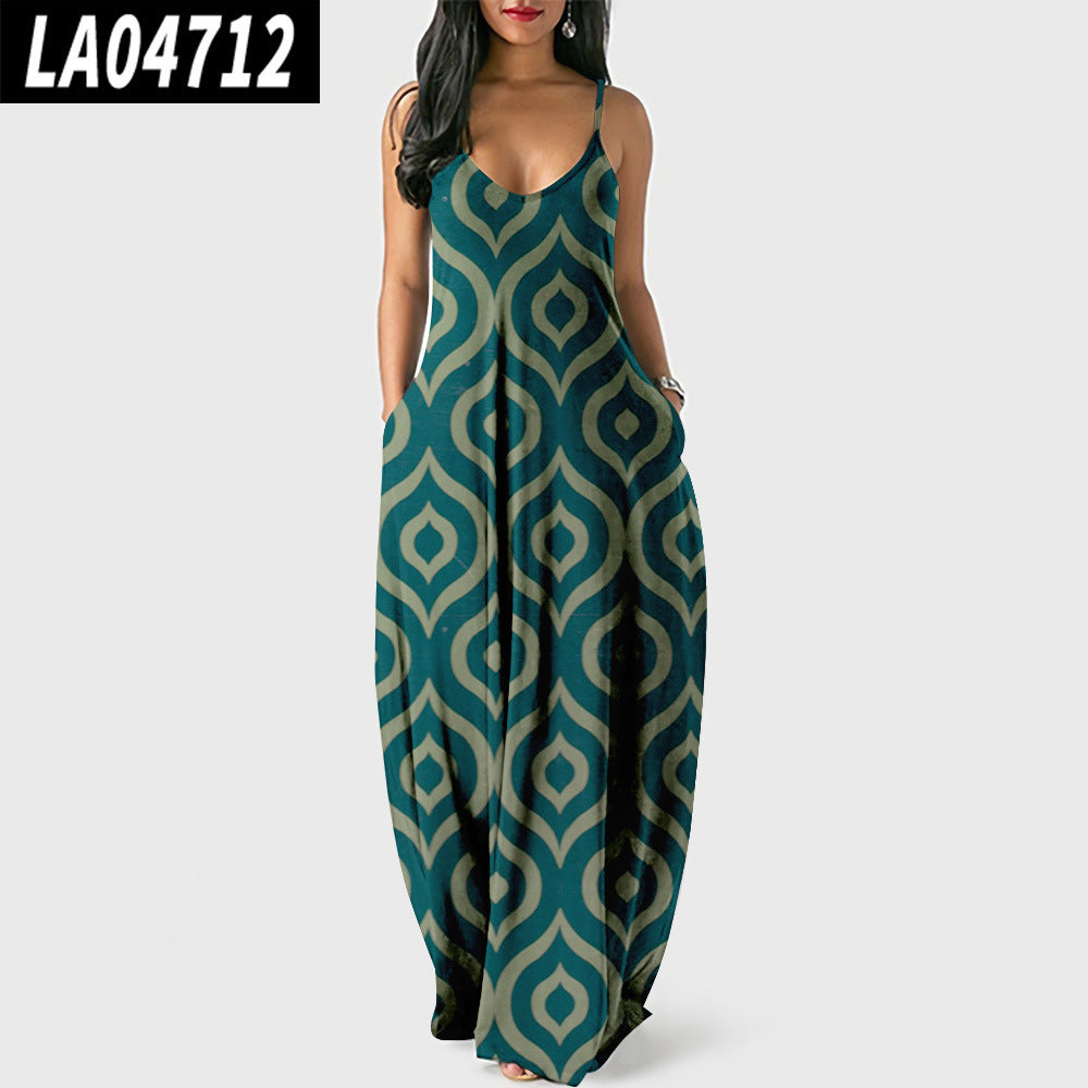 Women's Summer Cool Suspender Dress