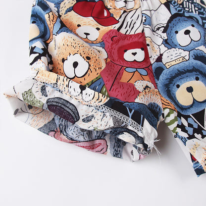 Children's New Summer Printed Shorts Lightweight Breathable