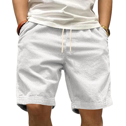 New Men's Casual All-matching Thin Corduroy Shorts