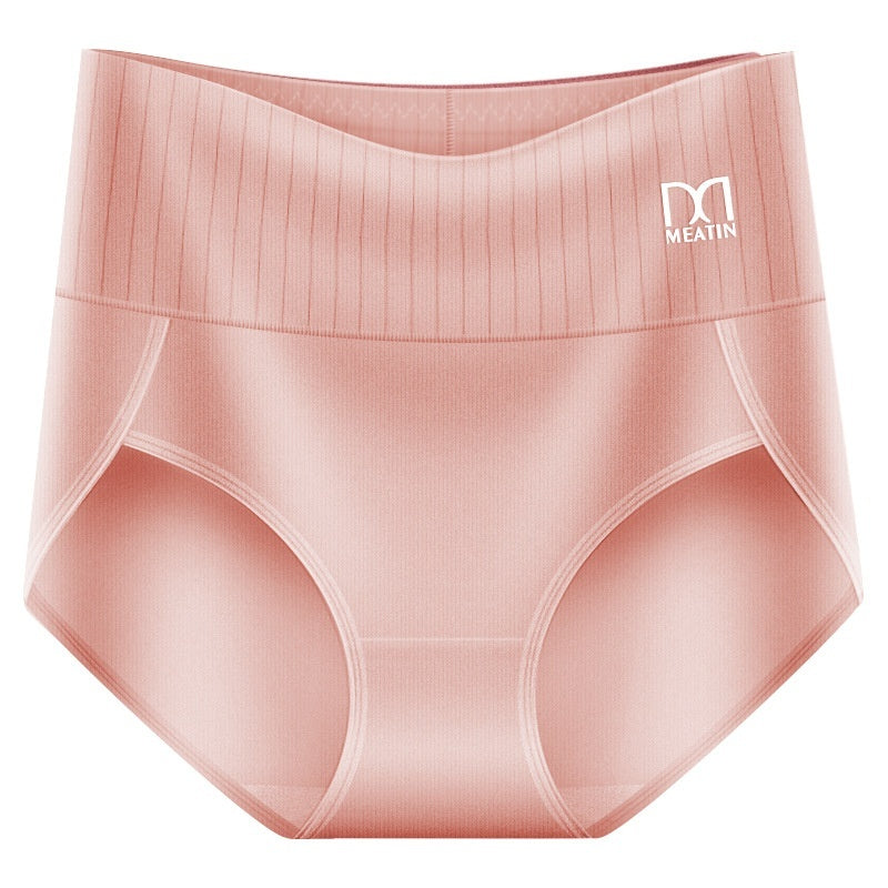 Silk Crotch Cotton Underwear Loose Trousers High Slit Women